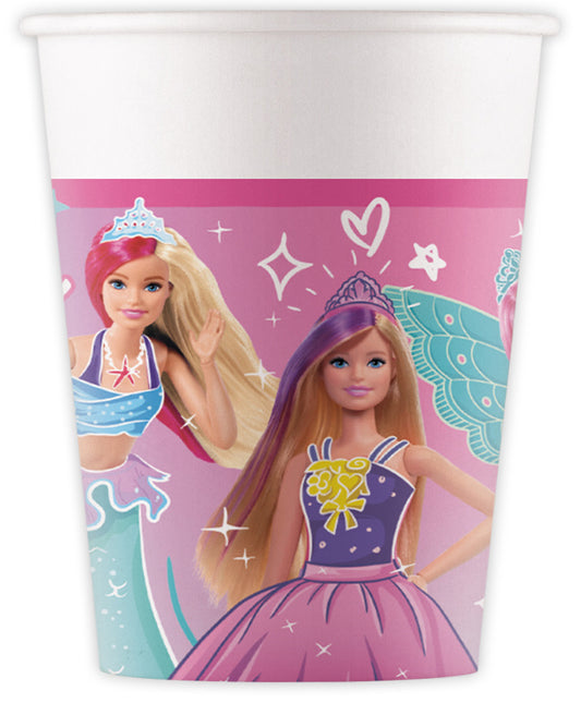 Tazze Barbie Fantasia 8pz