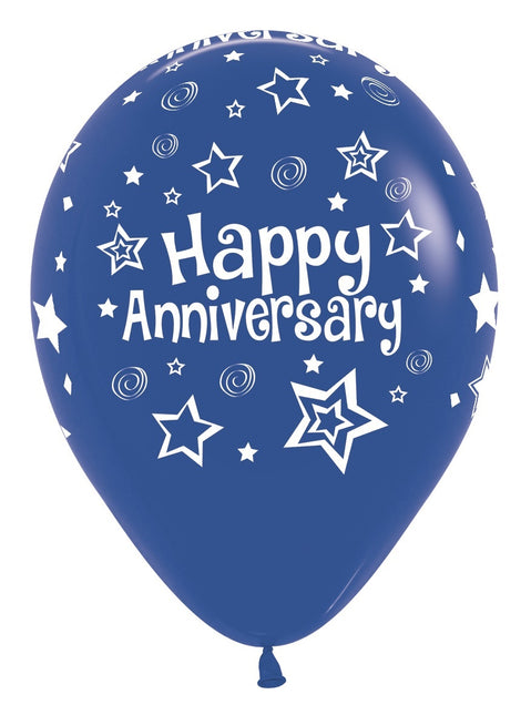 Palloncini Happy Anniversary Mix 30cm 25pz