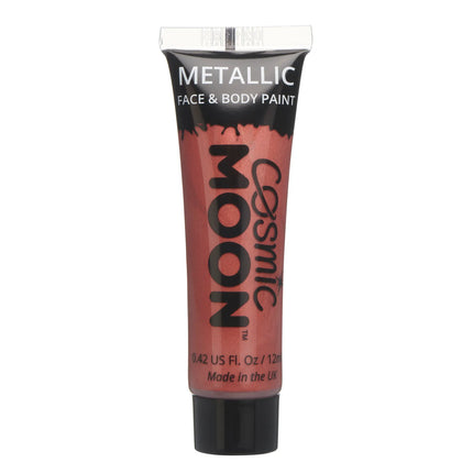 Cosmic Moon Metallic Face Paint Rosso 12ml