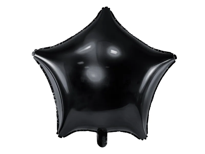 Palloncino ad elio Star nero vuoto 48 cm