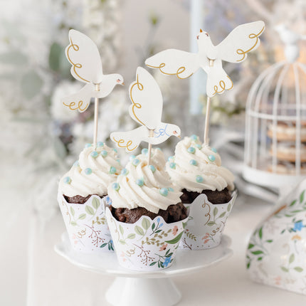 Stampi per Cupcake Fiori 6 pezzi