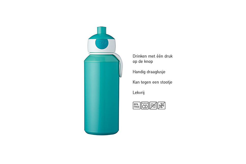 Bottiglia Pop-Up Campus 400ml Dino