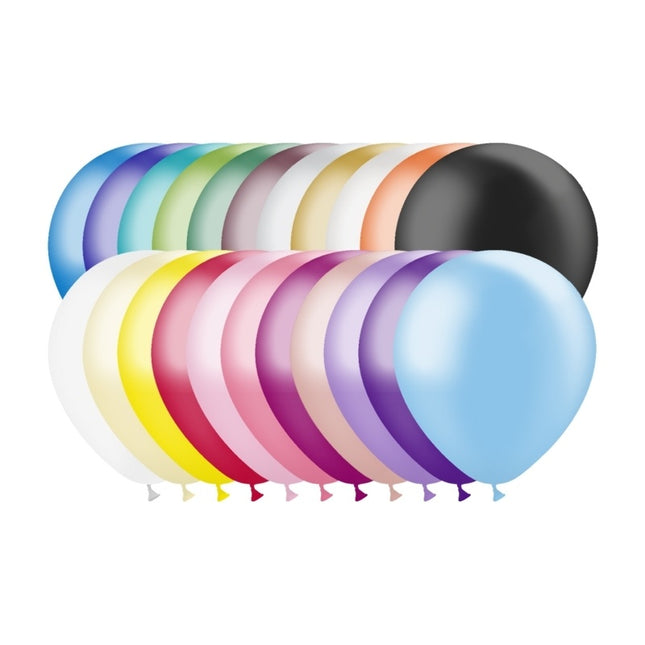 Palloncini colorati metallizzati 13cm 100pz