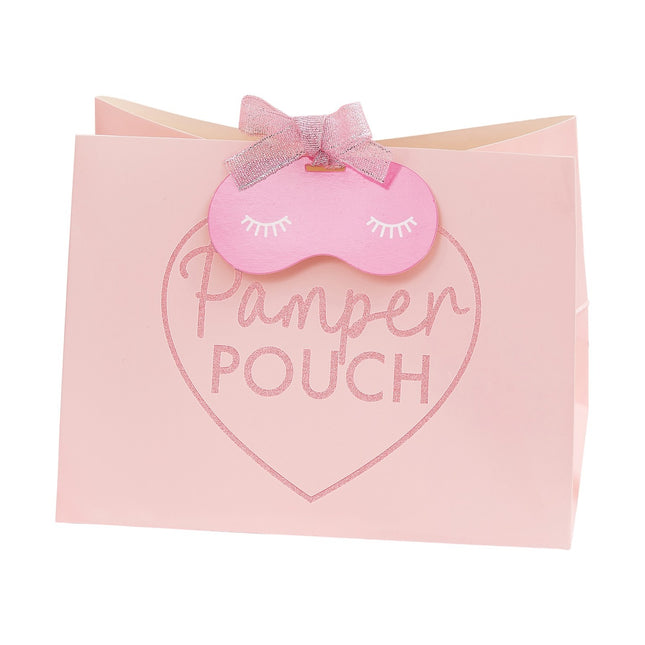 Sacchetti festa rosa Pamer Pouch 20cm 5pz