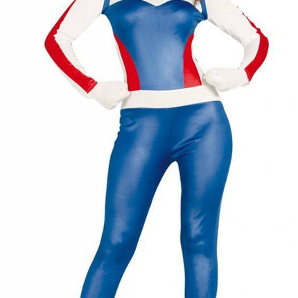 Costume da supereroe America Donna