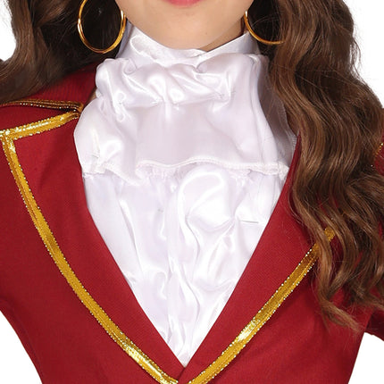 Costume da pirata rosso per bambina