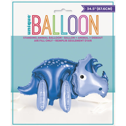 Palloncino Dino Blu XL 87 cm