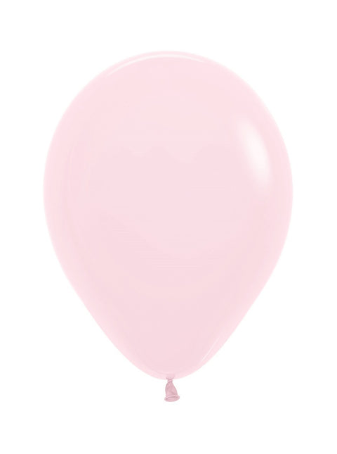 Palloncini rosa pastello opachi 25cm 100pz