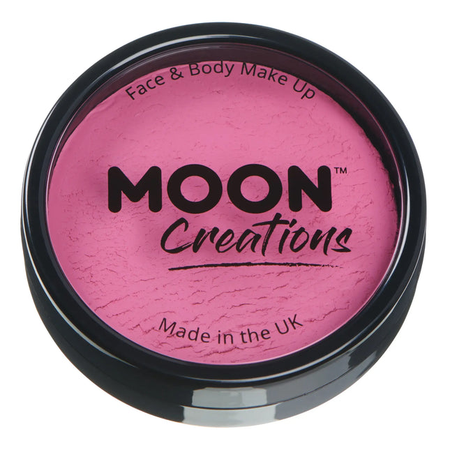 Moon Creations Pro Face Paint Cake Pots Rosa brillante 36g