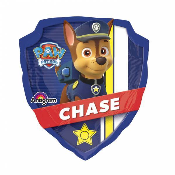 Palloncino ad elio Paw Patrol Chase 63cm vuoto