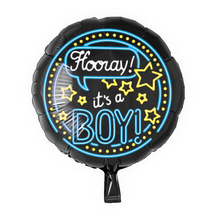 Palloncino ad elio nascita It's a Boy Neon 46cm vuoto