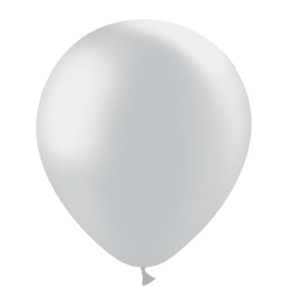 Palloncini argento metallizzati 30cm 10pz