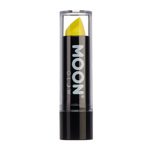 Moon Glow Neon UV Glitter Lipstick Yellow 4.2g