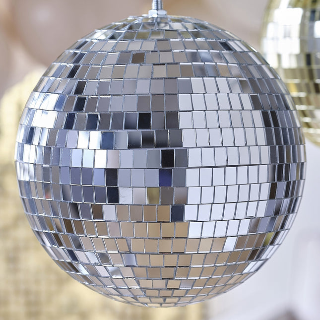 Discoball Party Argento 20cm