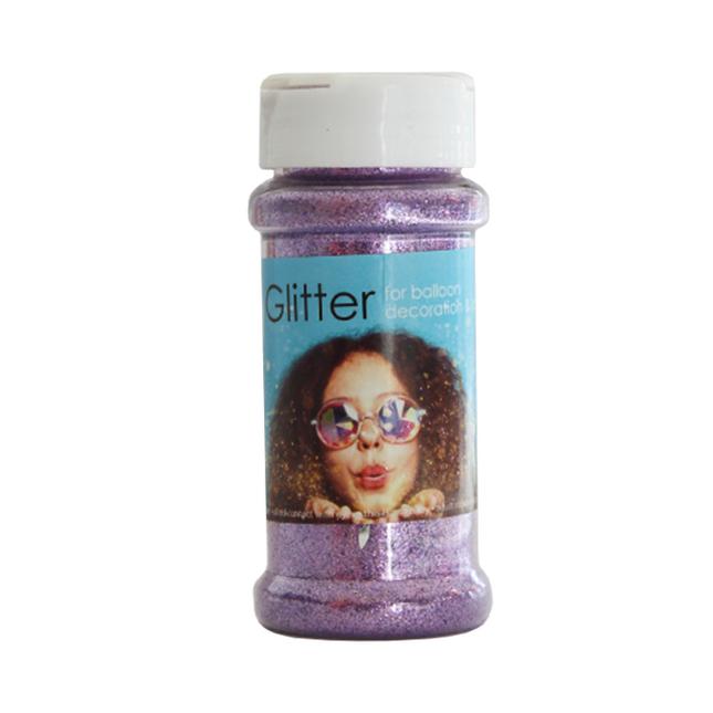 Glitter lilla 100gr