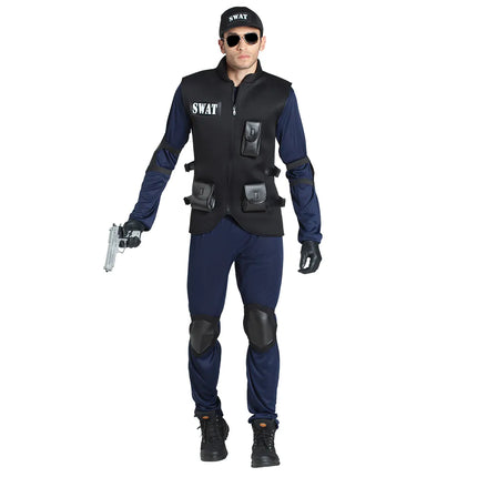 Costume da poliziotto uomo Swat