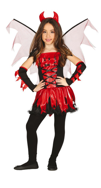 Costume di Halloween da Diavolo Ragazza Rosso