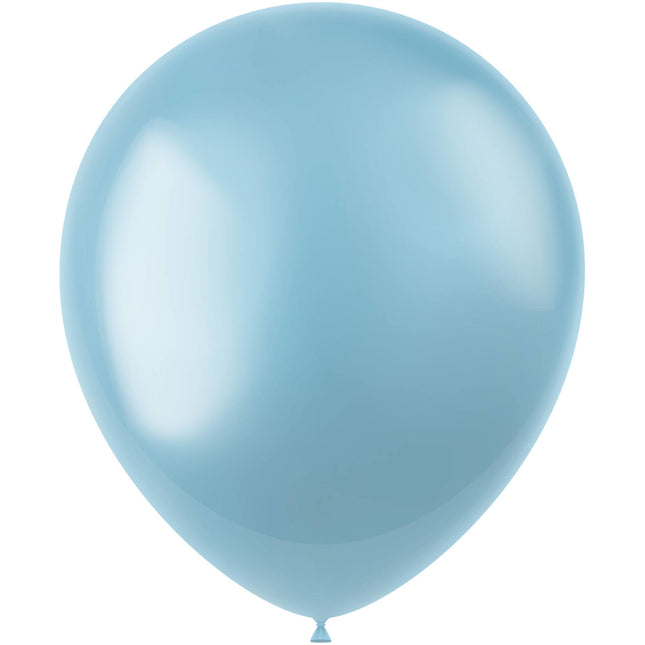 Palloncini azzurri Metallic Sky Blue 33cm 10pz