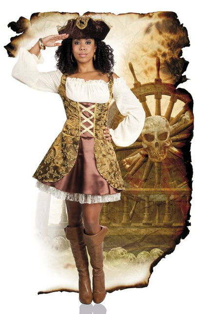 Costume da pirata donna Deluxe