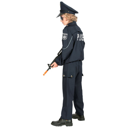 Costume da poliziotto ragazzo 3 pezzi