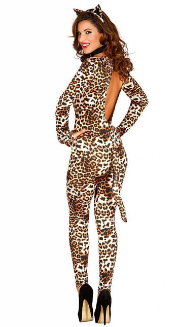 Tuta Second Skin Leopard Ladies