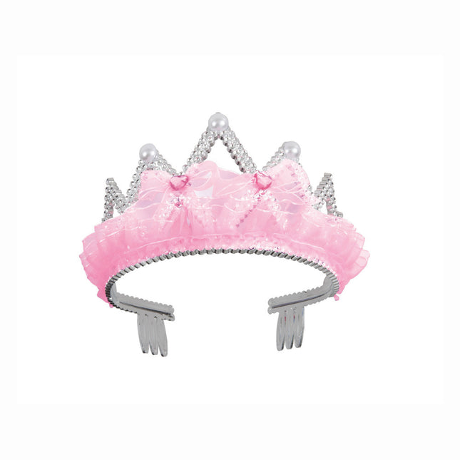 Corona delle principesse - fiocco rosa