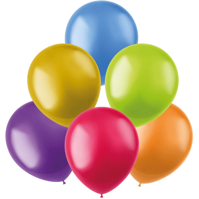 Palloncini colorati metallizzati 23cm 50pz