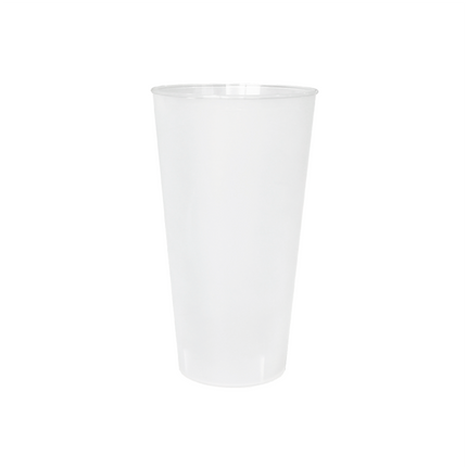 Tazze glassate riutilizzabili 500ml 20pz