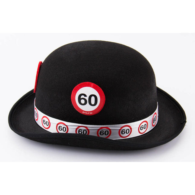 Cappello 60 anni Cartello stradale