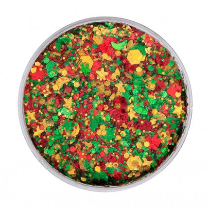 PXP Pressed Chunky Glitter Creme Big Rosso/Giallo/Verde 40ml