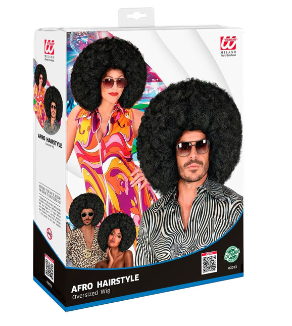 Maxi parrucca afro nera