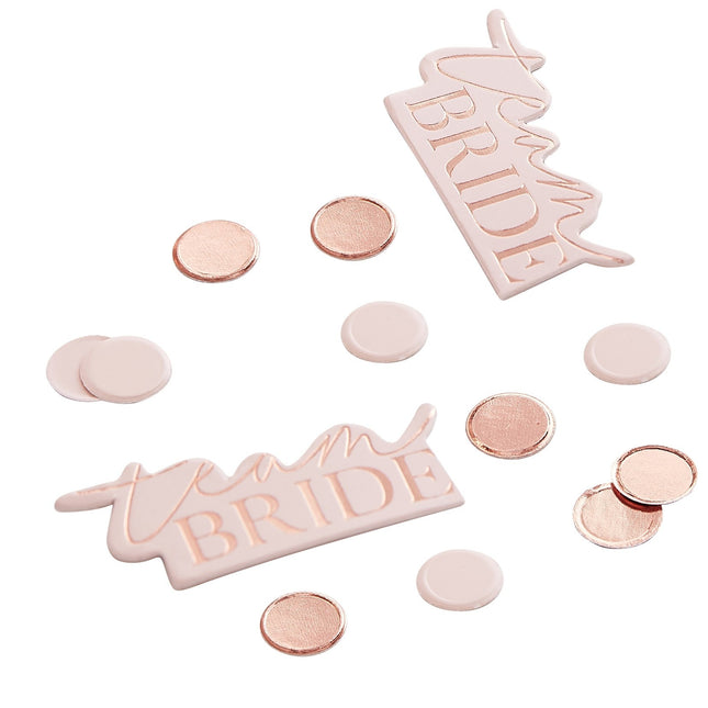 Coriandoli rosa Team Bride 14g