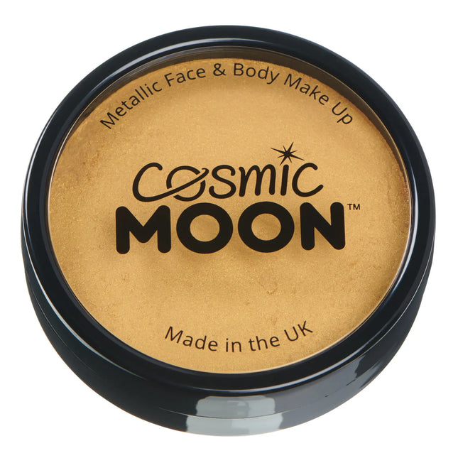 Cosmic Moon Metallic Pro Face Paint Cake Pots Oro 36g