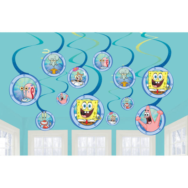 Decorazione appesa di Spongebob 12 pezzi