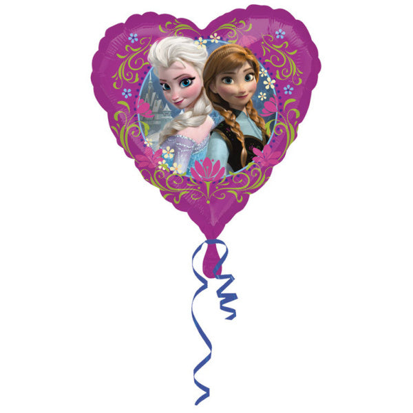 Palloncino ad elio Frozen Cuore 45 cm vuoto