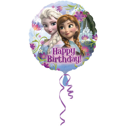 Palloncino ad elio Frozen Happy Birthday 43cm vuoto