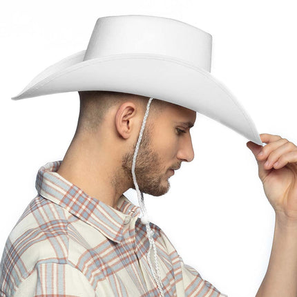 Cappello da cowboy bianco