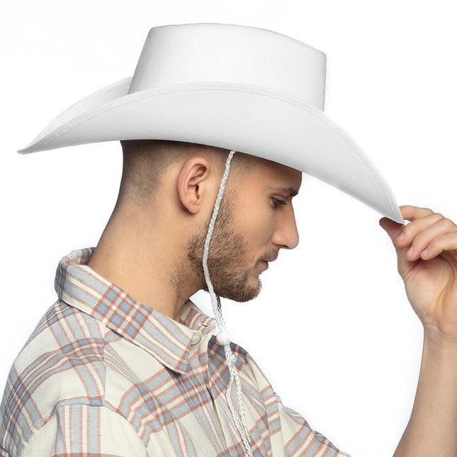 Cappello da cowboy Bianco