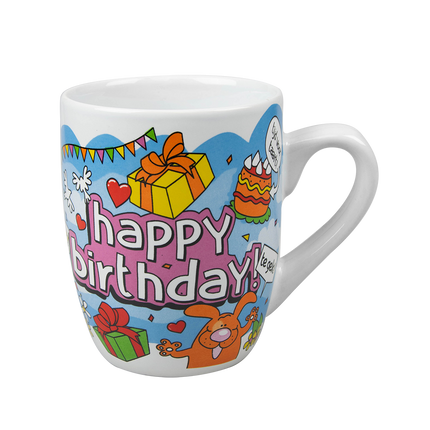 Tazza di buon compleanno