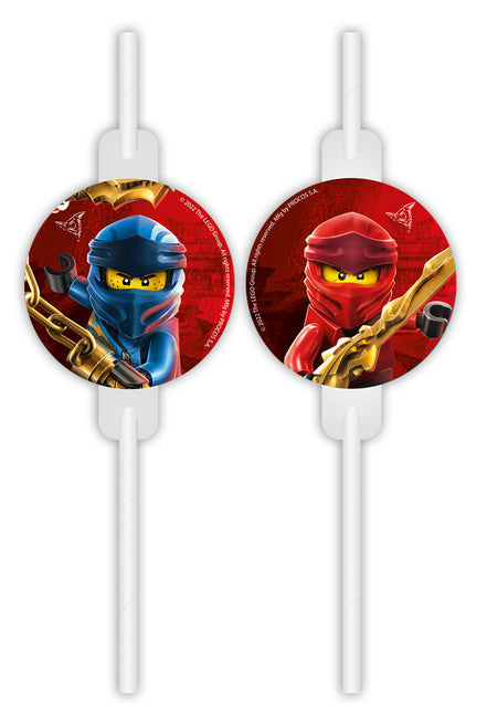 Cannucce Lego Ninjago 4 pezzi