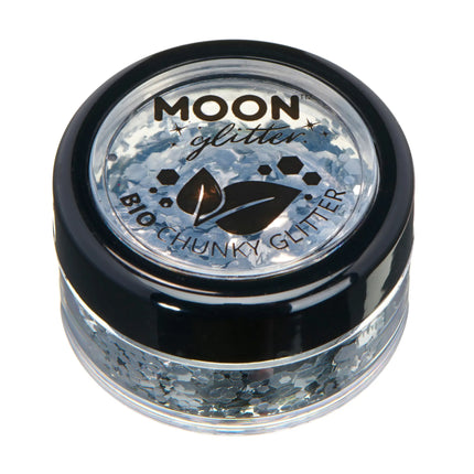 Moon Glitter Bio Chunky Glitter Argento 3g