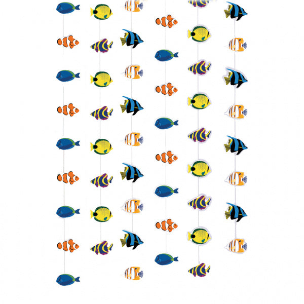 Hawaii appeso decorazione pesce 2.1m 6pcs
