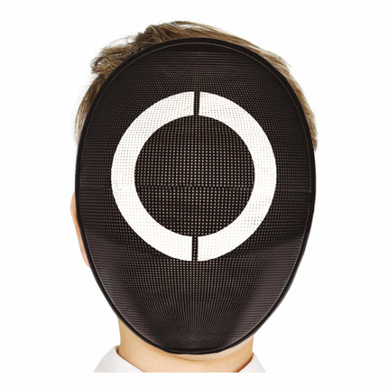 Maschera nera Circkel bianco