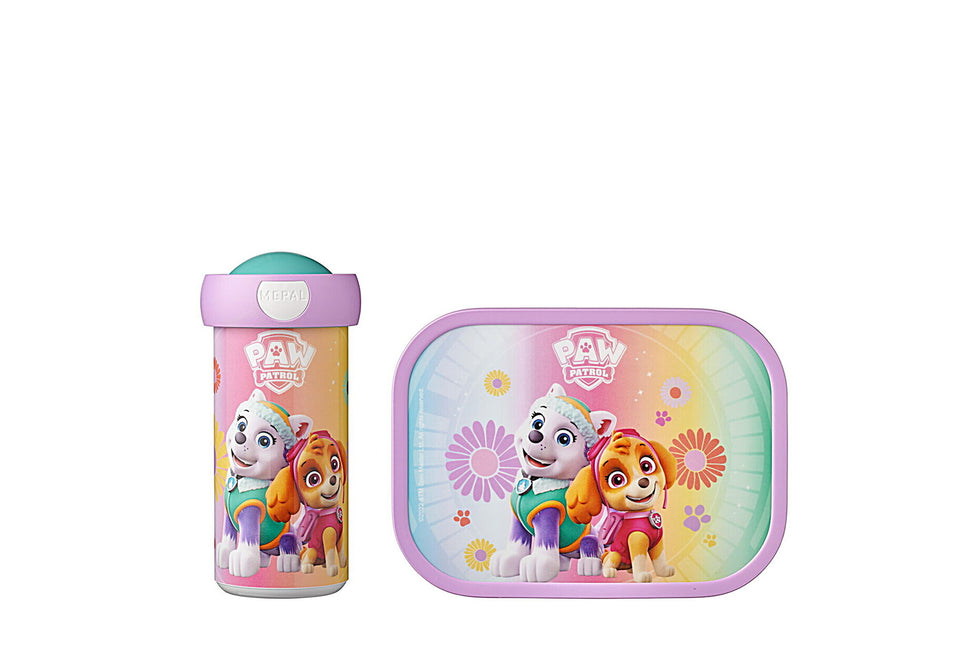 Set per il pranzo Tazza per la scuola e scatola per il pranzo Paw Patrol Girls