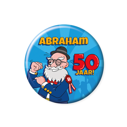 Pulsante Abraham 50 anni 5,5 cm