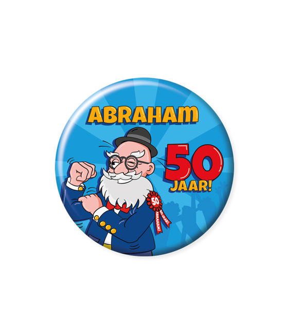 Pulsante Abraham 50 anni 5,5 cm