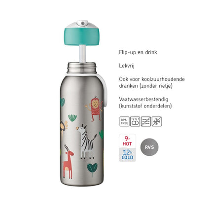 Borraccia Thermos Flip-Up Campus 350ml Unicorno