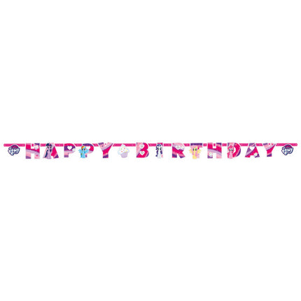 Ghirlanda di lettere di My Little Pony Happy Birthday 2m