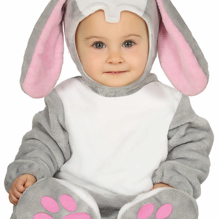 Coniglio Onesie Baby Grigio