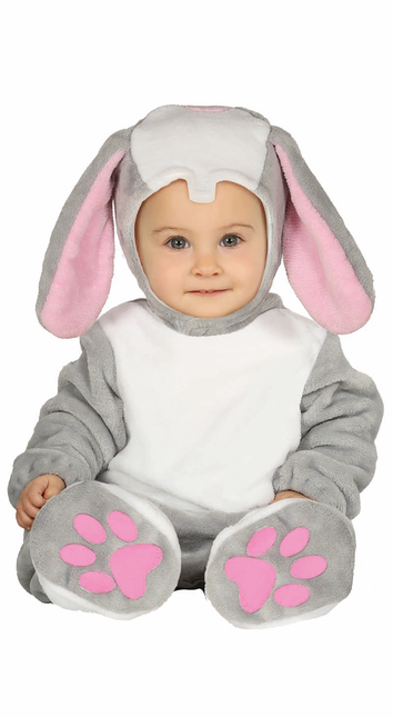 Coniglio Onesie Baby Grigio